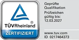 TUEV Siegel Chris Fengler gepruefte Qualifikation TÜV-geprüft